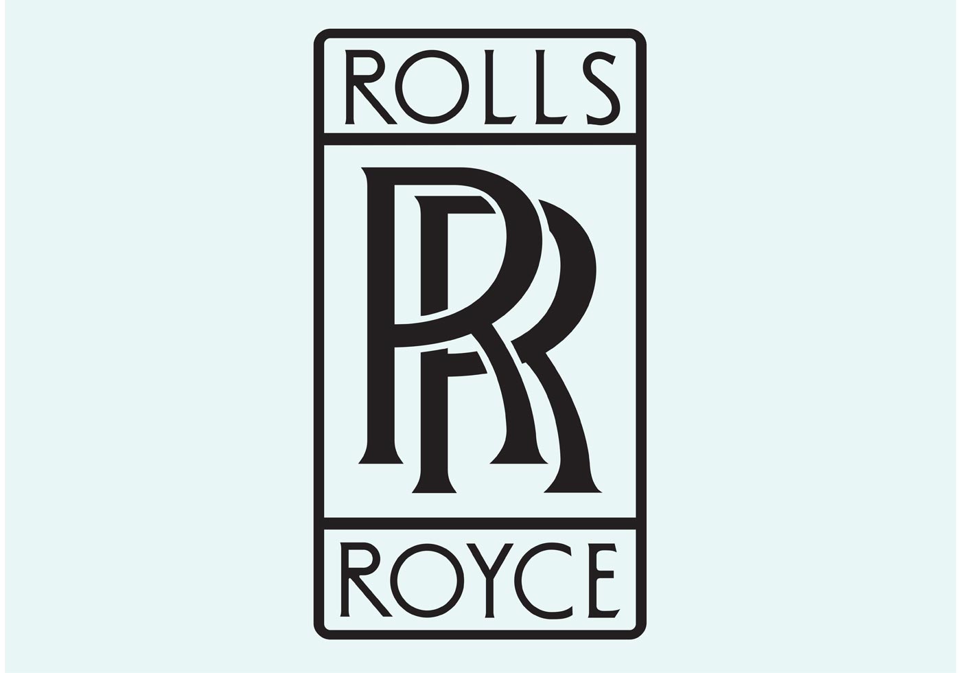 rolls royce logo vector