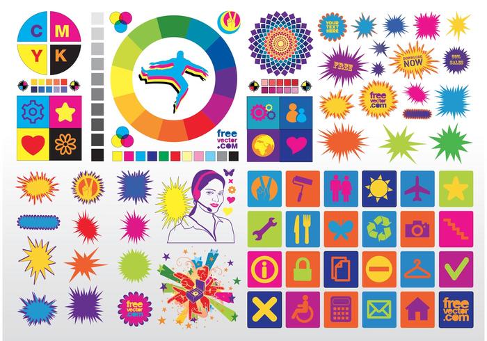 Colorful Vector Clip Art Colorful Vector Clip Art
