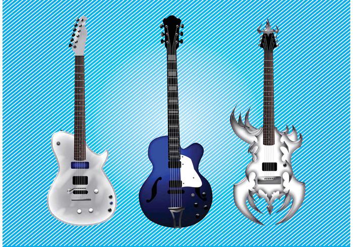 Electric Guitar Vectors Electric Guitar Vectors