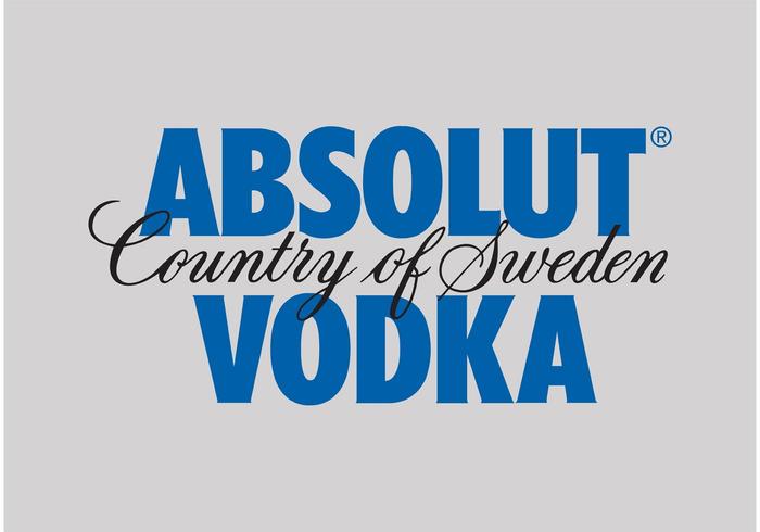 Vodka absoluto vector