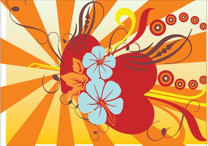Nature Hearts Vector Nature Hearts Vector