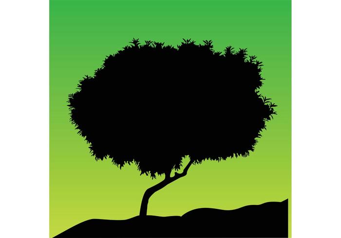 Tree Silhouette Vector Tree Silhouette Vector