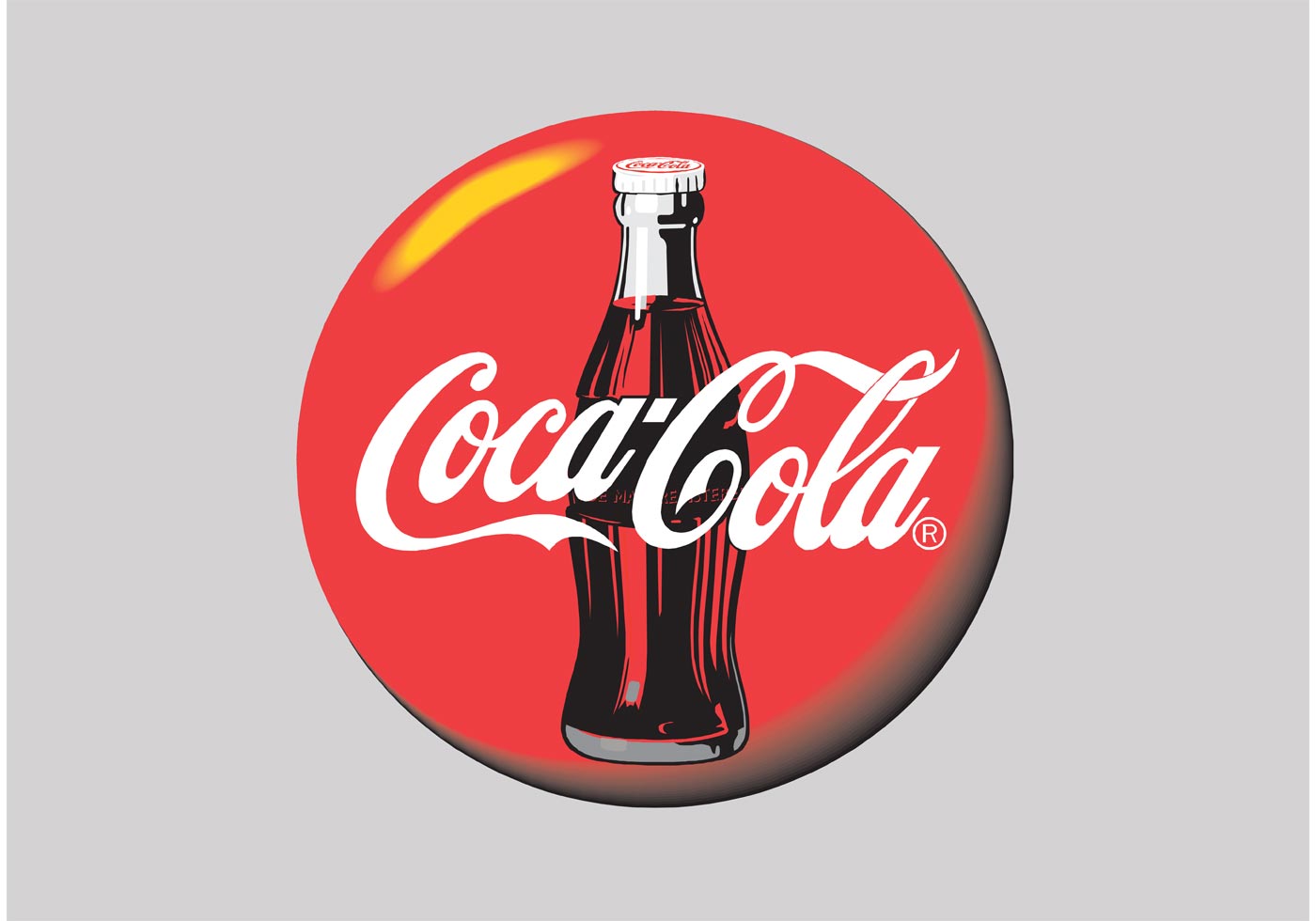 Coca-Cola Disc Logo 64048 Vector Art at Vecteezy