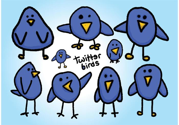Free Twitter Birds Vectors Free Twitter Birds Vectors