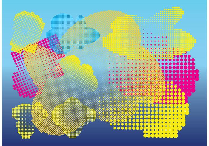 Halftone Vector Graphics Halftone Vector Graphics