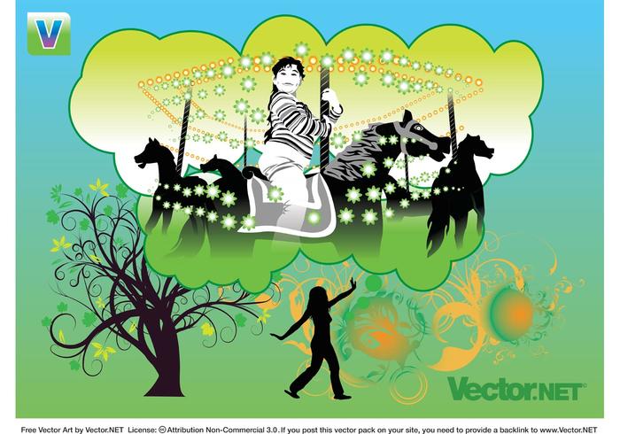 Carousel Vector Carousel Vector