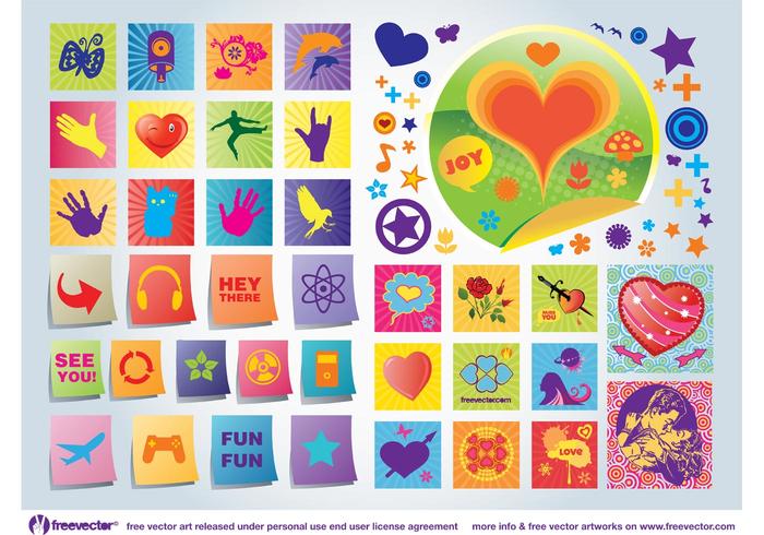 Fun Love Vector Icons Fun Love Vector Icons
