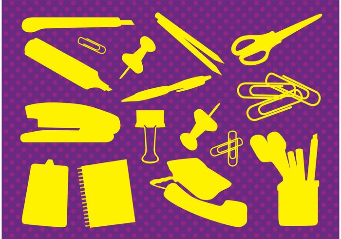 Office Supplies Vectors