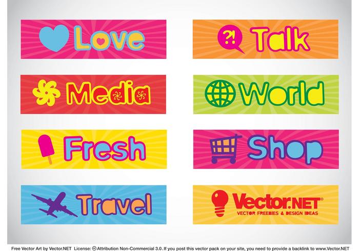 Text Banners Vectors Text Banners Vectors
