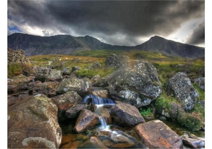 Mountain Landscape Mountain Landscape