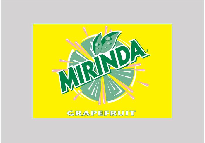 Mirinda toronja vector