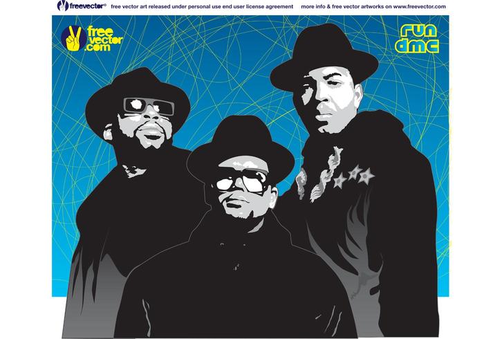 Run DMC Vector