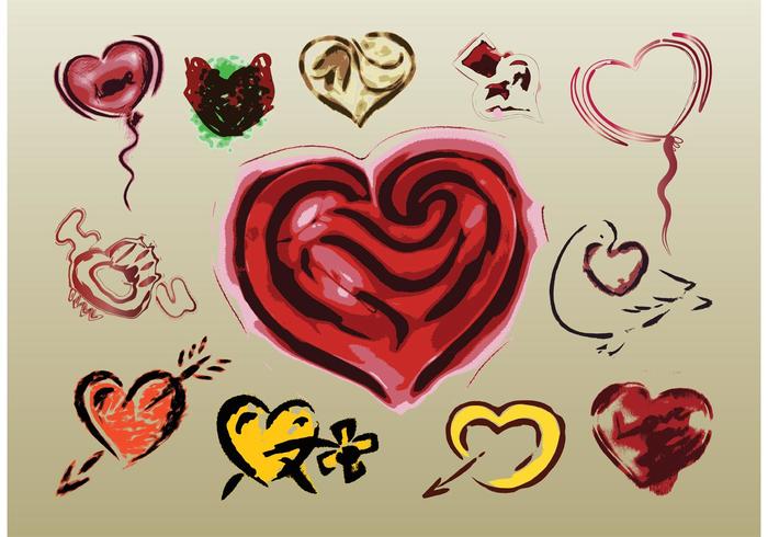 Love Vector Illustrations Love Vector Illustrations