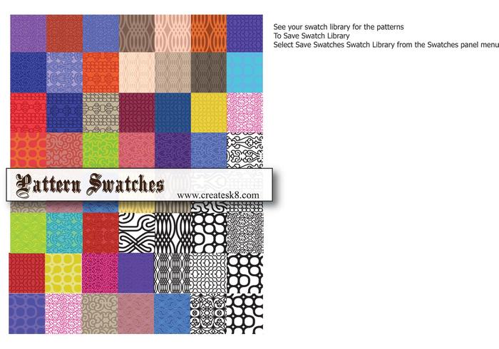 Vector Pattern Swatches Vector Pattern Swatches