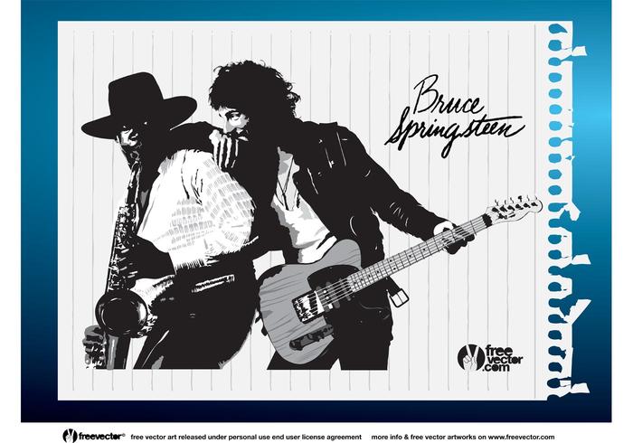 Bruce Springsteen Vector Bruce Springsteen Vector