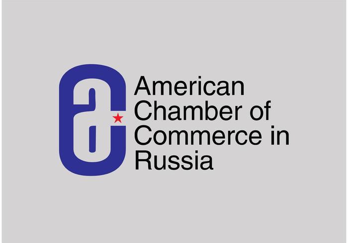 Cámara de Comercio Americana en Rusia vector