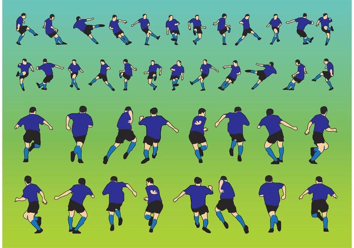Football Players Vectors Football Players Vectors