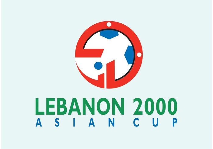 Asian Cup Lebanon vector