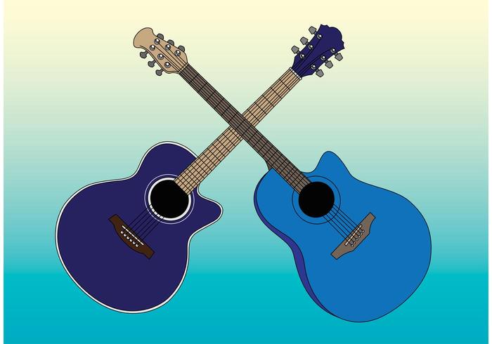 Acoustic Guitars Vectors Acoustic Guitars Vectors