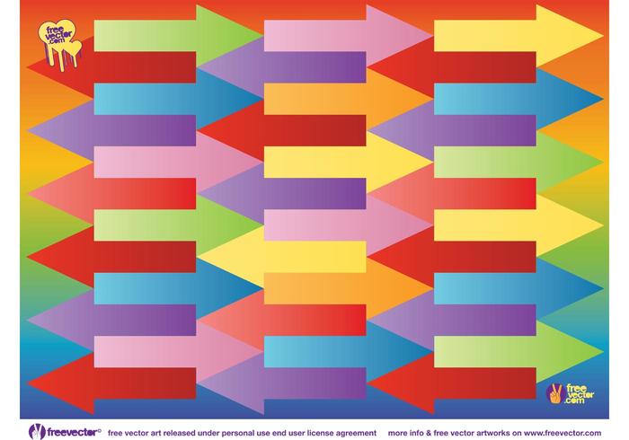 Colorful Arrows Vector Colorful Arrows Vector