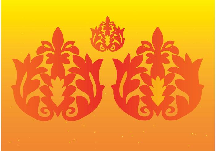 Floral Decoration Vectors Floral Decoration Vectors