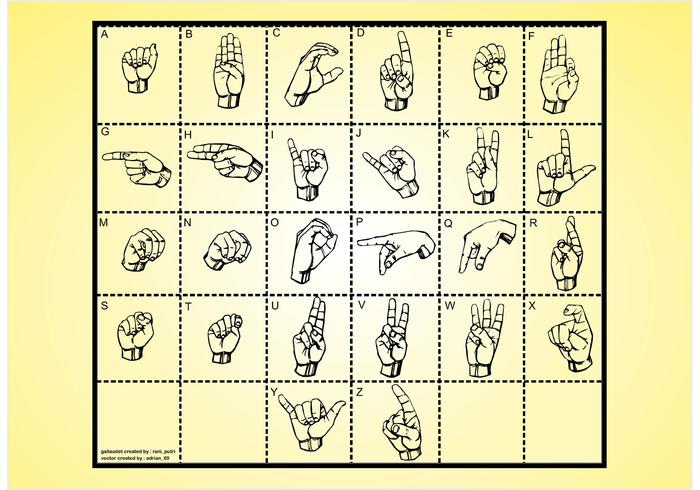Sign Language Vector Sign Language Vector