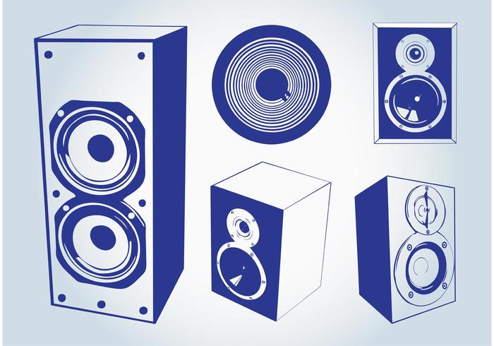 Music Speakers Vectors Music Speakers Vectors