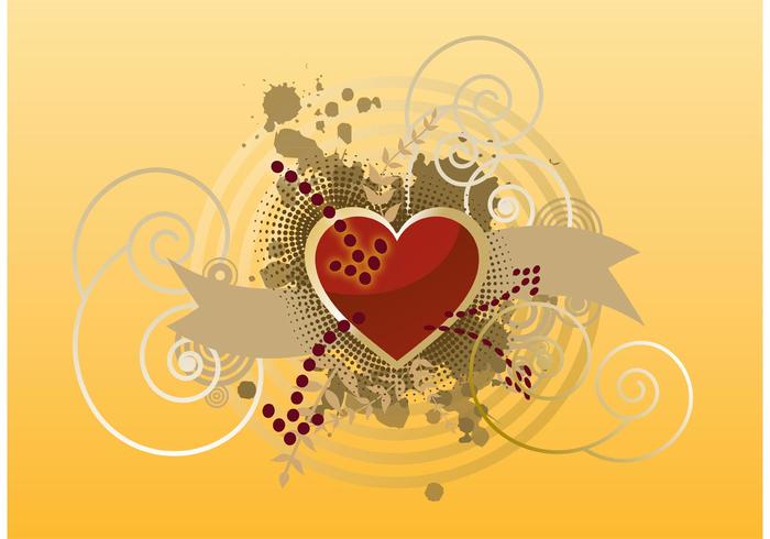 Heart Vector Card Heart Vector Card