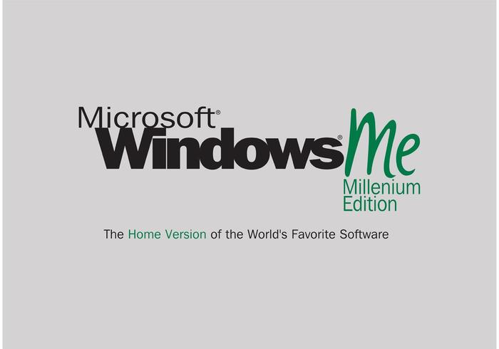 Microsoft Windows Edition Millenium vector