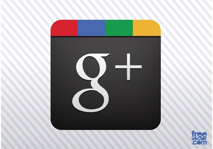 Icono de vector de Google Plus