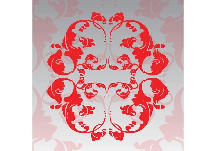 Floral Decoration Vector Floral Decoration Vector