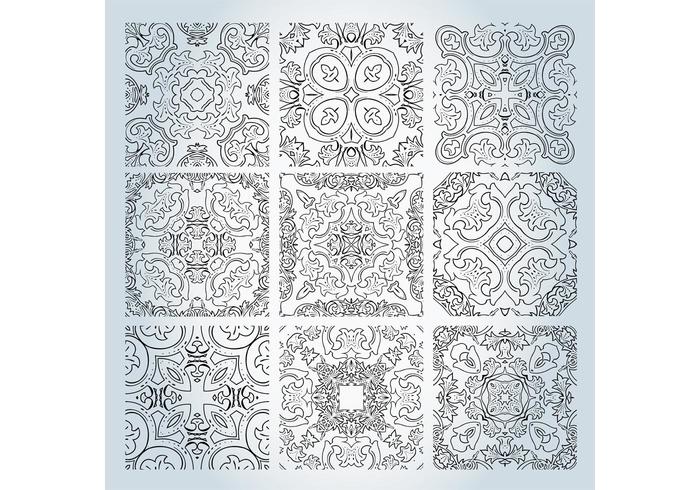 Outline Pattern Vectors Outline Pattern Vectors