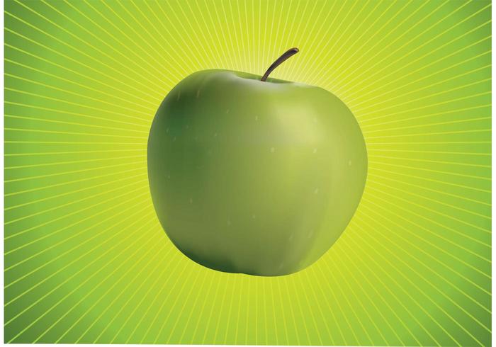 Green Apple Vector Green Apple Vector