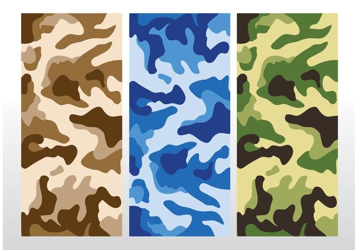 Camouflage-Muster-Vektor Camouflage-Muster-Vektor