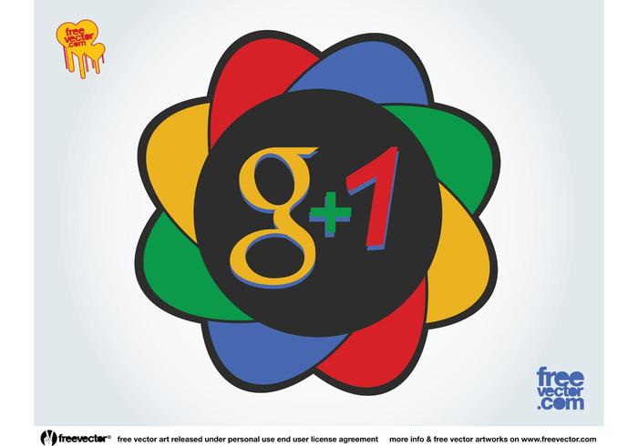 Google Plus 1 Icon vector