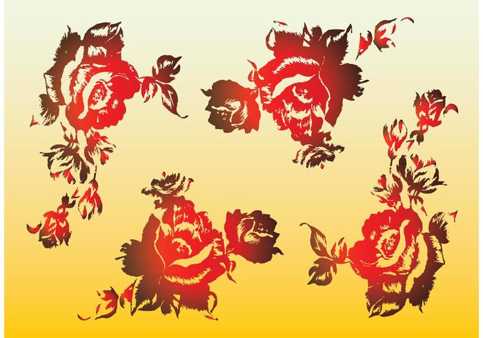 Red Roses Vectors Red Roses Vectors