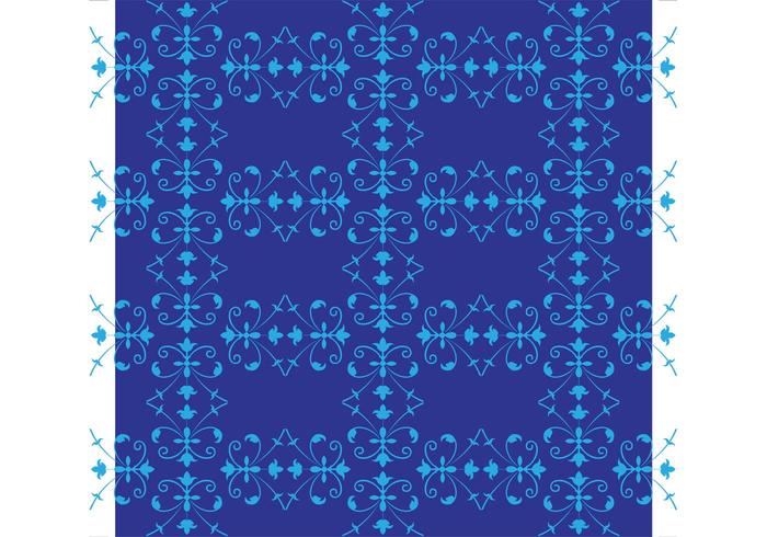 Blue Flowers Pattern Blue Flowers Pattern