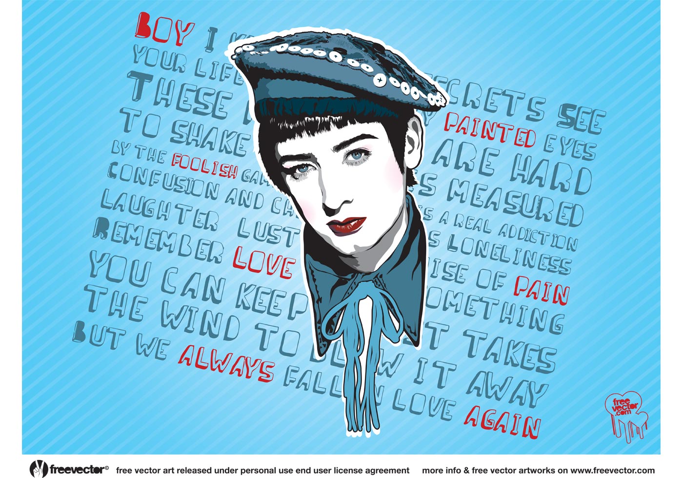 Download Boy George 65049 Vector Art at Vecteezy