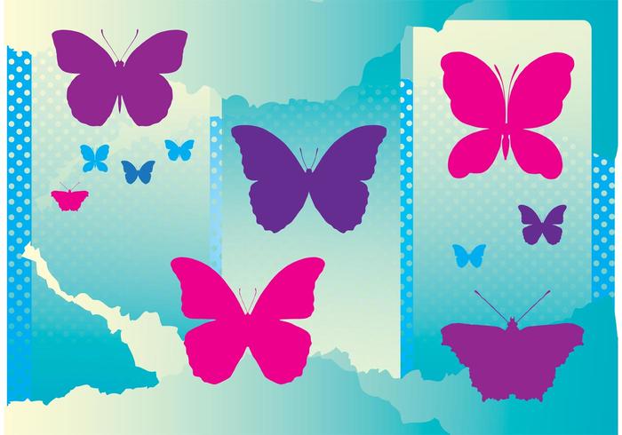 Free Butterflies Silhouettes Free Butterflies Silhouettes