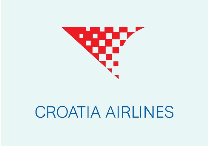 Aerolíneas en Croacia vector