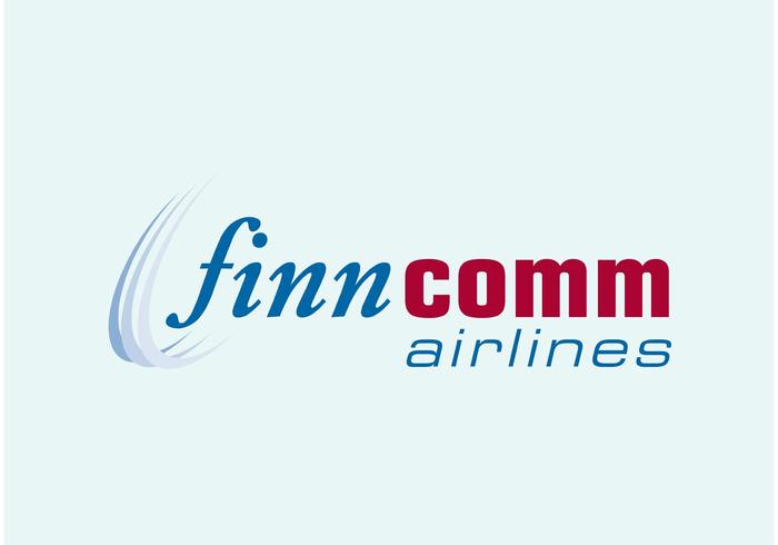 Aerolíneas de Finncomm vector