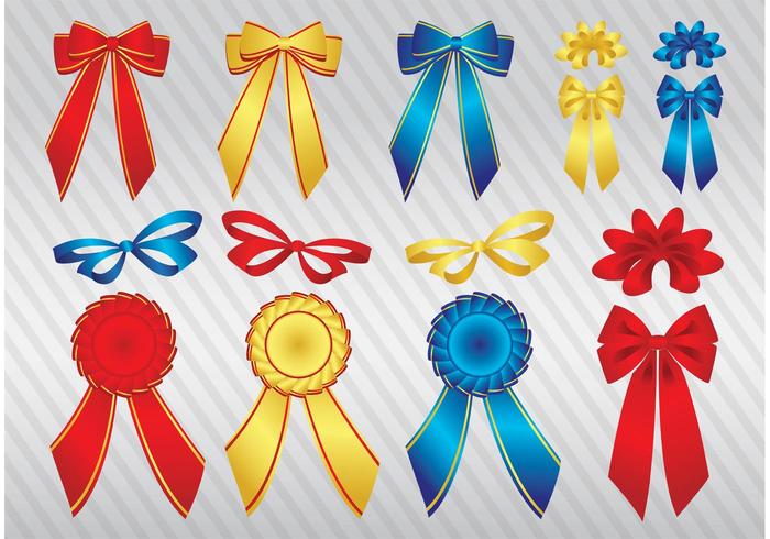 Glossy Ribbons Vectors