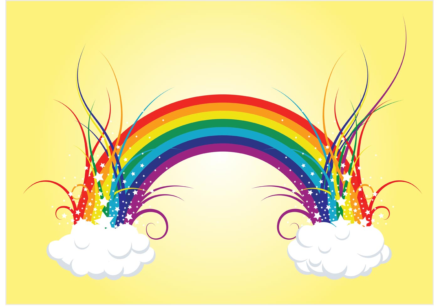 Download Rainbow Clouds - Download Free Vector Art, Stock Graphics ...