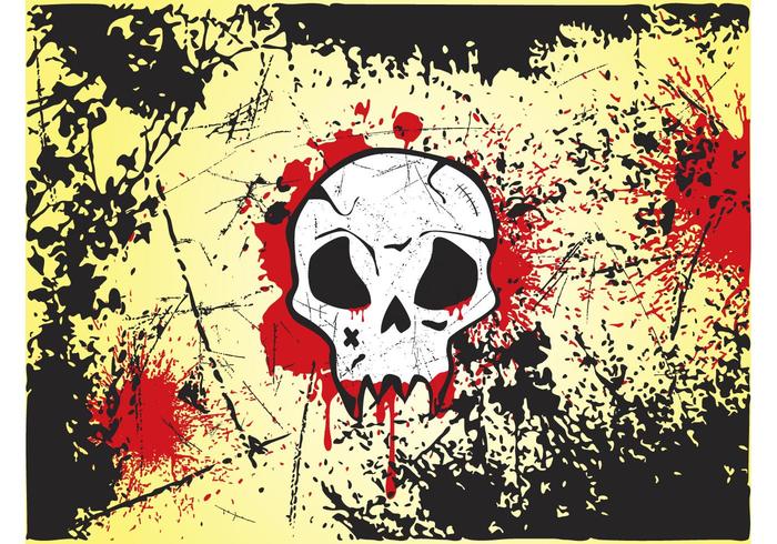 Grunge Skull Vector Grunge Skull Vector