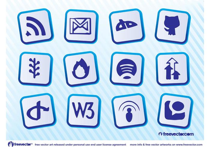 Social Website Vectors