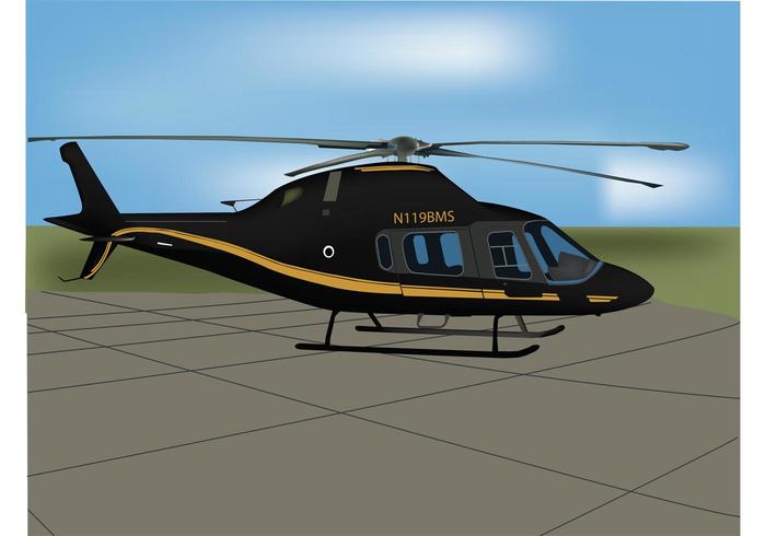 Black Helicopter Vector Black Helicopter Vector