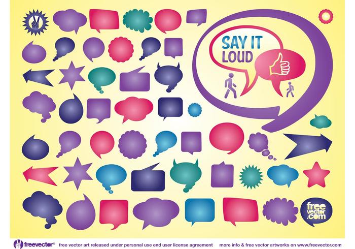 Speech Bubble Vectors Speech Bubble Vectors