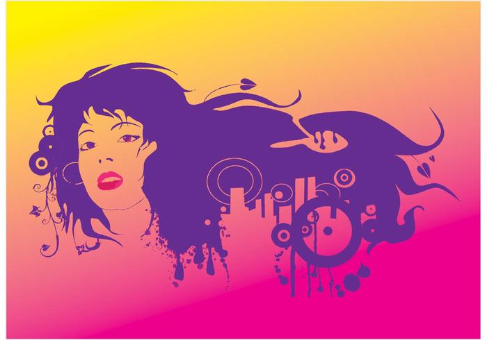 Urban Girl Vector Urban Girl Vector