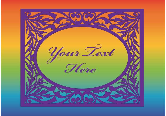 Rainbow Invitation Rainbow Invitation