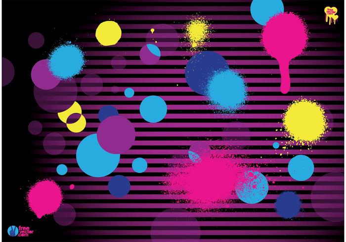 Round Splashes Vectors Round Splashes Vectors